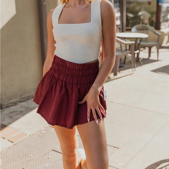 Free People Way Home Skort - Picture 1 of 9